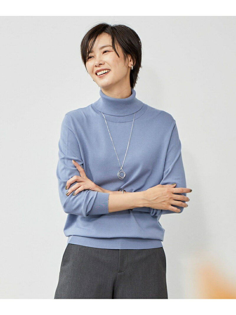 Rakuten - 【洗える】PRINCE タートルネック ニット J.PRESS LADIES L ジェイプレス トップス ニット ブラック グレー パープル ベージュ ホワイト ブルー【送料無料】[Rakuten Fashion]