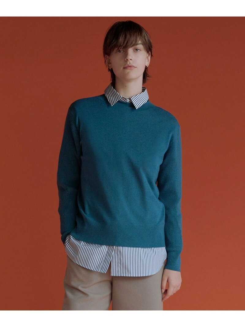 Rakuten - 【SALE／30%OFF】SOFT TOUCH WOOL 立ち襟 ニット J.PRESS ジェイプレス トップス ニット イエロー グレー【RBA_E】【送料無料】[Rakuten Fashion]