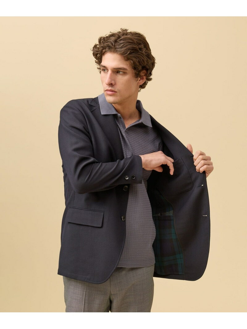 Rakuten - 【SHACKET】ブラックウォッチ サマーダブルフェイス ジャケット J.PRESS ジェイプレス ジャケット・アウター テーラードジャケット・ブレザー ネイビー【送料無料】[Rakuten Fashion]