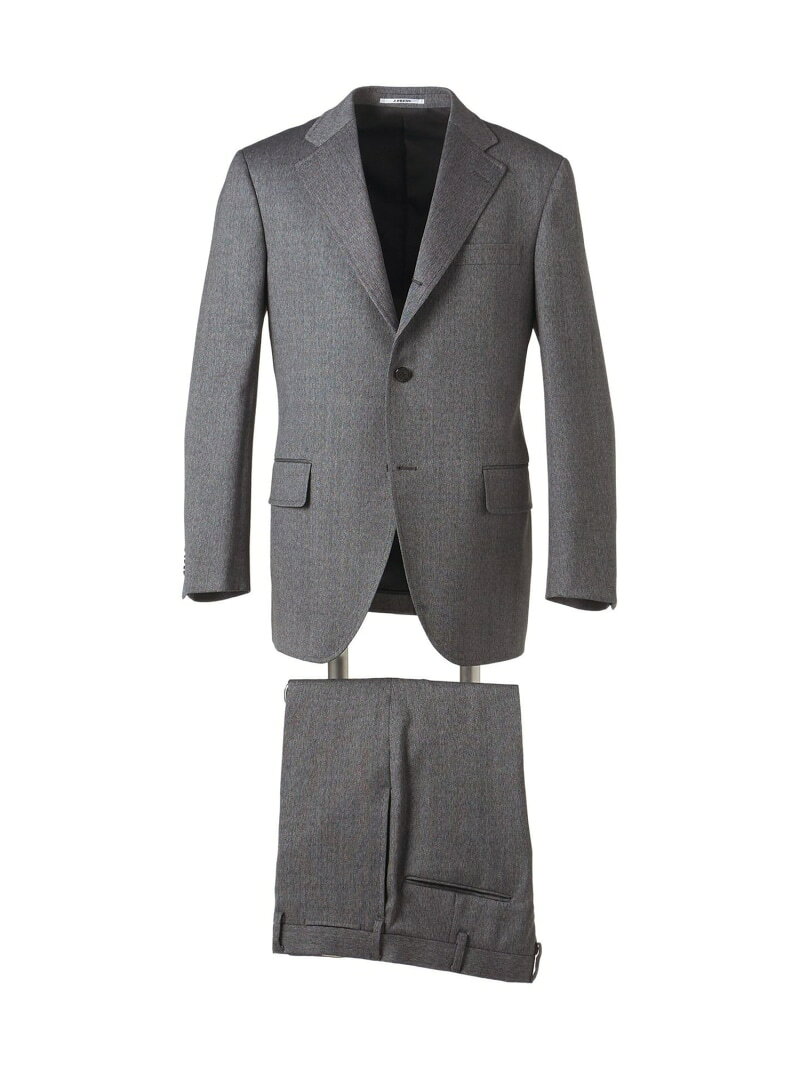 【WEB・一部店舗限定】ホームスパン スーツ / 背抜き / 3B J.PRESS ジェイプレス スーツ・フォーマル セットアップスーツ グレー ネイビー【送料無料】[Rakuten Fashion]