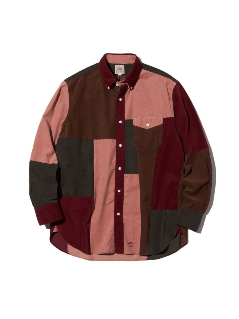 Rakuten - 【SALE／30%OFF】コーデュロイパッチワークシャツ J.PRESS ジェイプレス トップス シャツ・ブラウス レッド【RBA_E】【送料無料】[Rakuten Fashion]