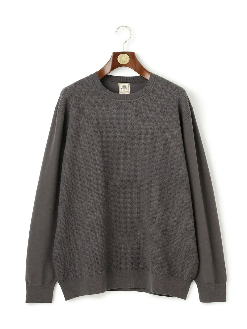 Crew Neck - 【SALE／20%OFF】【KING SIZE】【ストレッチ / イージーケア】【FLEX YARN】クルーネック ニット J.PRESS ジェイプレス トップス ニット ネイビー【RBA_E】【送料無料】[Rakuten Fashion]