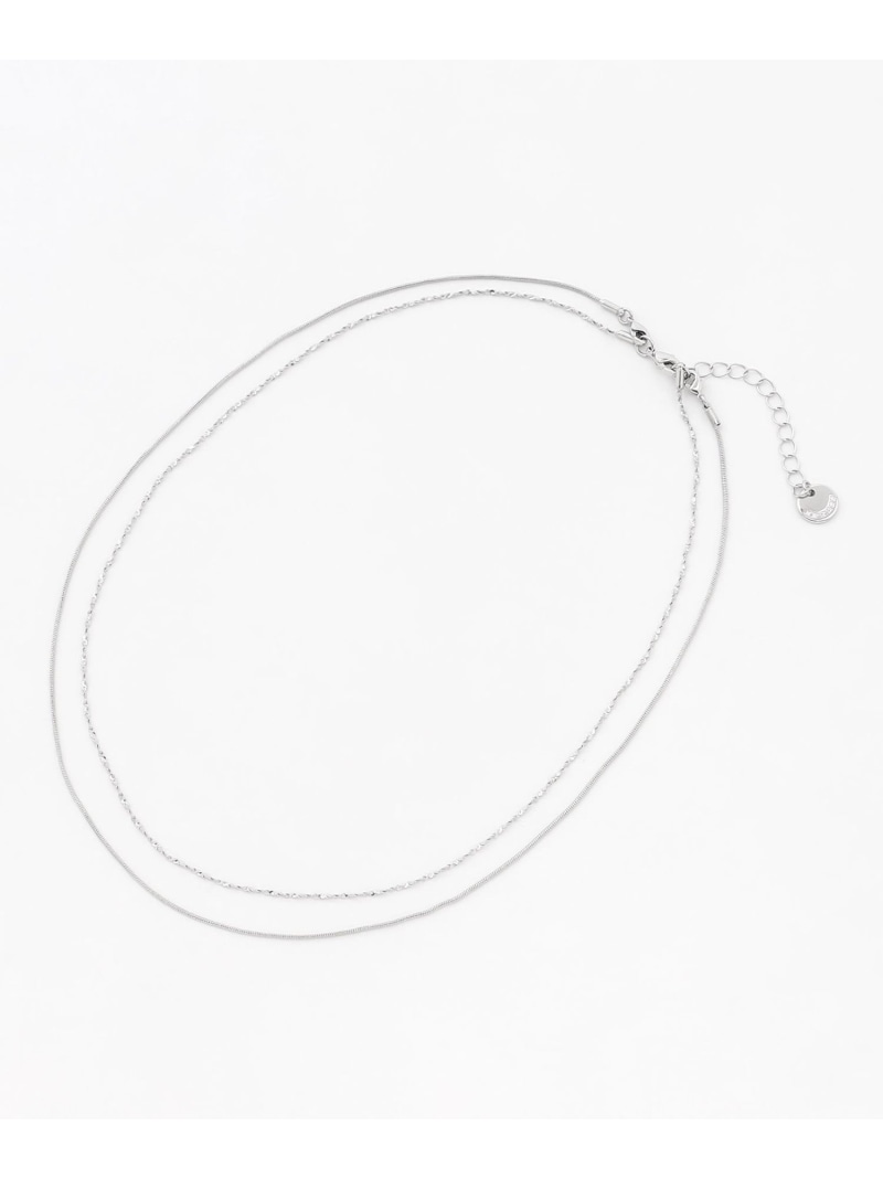 Rakuten - 【着こなしのポイントに・2WAY】ブライトチェーン ネックレス J.PRESS ジェイプレス アクセサリー・腕時計 ネックレス シルバー【送料無料】[Rakuten Fashion]