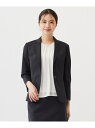 【セットアップ対応・洗える・撥水・防汚】コットンFITTYシャーク テーラード ジャケット J.PRESS LADIES L ジェイプレス ジャケット・アウター...
