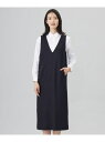 【SALE/30%OFF】【洗える】ウールスムース ジャンパースカート J.PRESS ジェイプレス ワンピース・ドレス ジャンパースカート グレー ネイビー ...