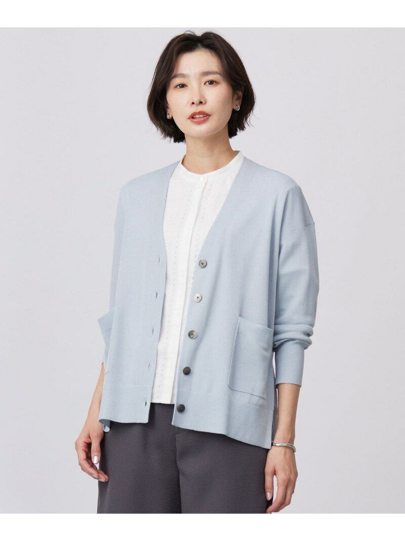 Rakuten - 【SALE／50%OFF】【洗える】Vis/Peスパーク ニット カーディガン J.PRESS ジェイプレス トップス カーディガン ブルー ベージュ ネイビー【RBA_E】【送料無料】[Rakuten Fashion]