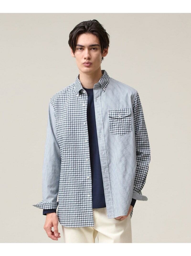 樂天商城 - 【SALE／20%OFF】ガーメントダイオックスフォード シャツ / B.D . J.PRESS ジェイプレス トップス シャツ・ブラウス イエロー ブルー【RBA_E】【送料無料】[Rakuten Fashion]