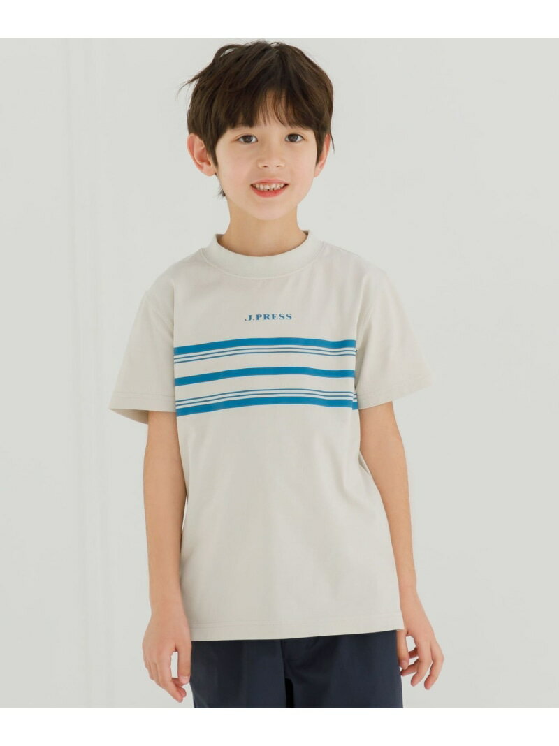 Rakuten - 【SALE／30%OFF】【100-130cm】ボーダープリント Tシャツ J.PRESS ジェイプレス トップス カットソー・Tシャツ グリーン【RBA_E】[Rakuten Fashion]