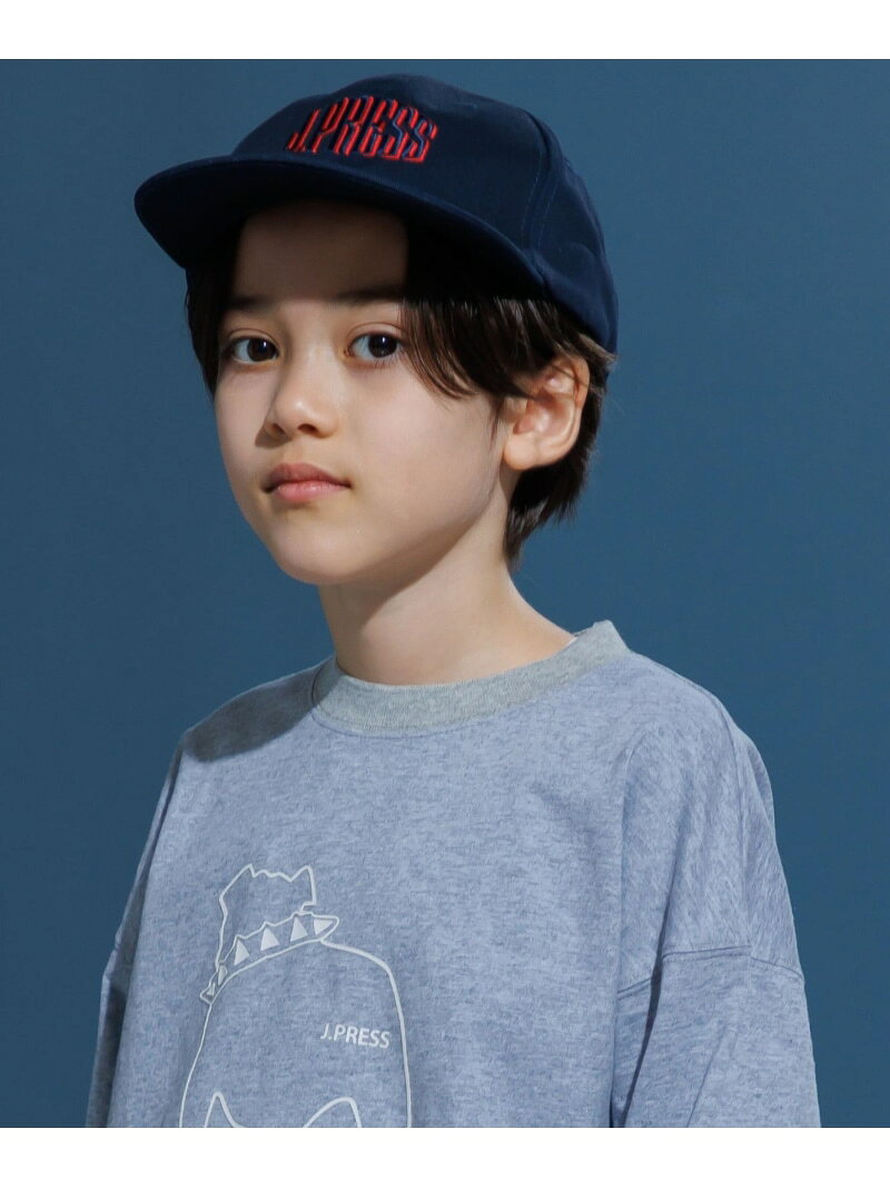Rakuten - 【KIDS雑貨】J.PRESS 刺繍ロゴ キャップ J.PRESS ジェイプレス 帽子 キャップ ネイビー ベージュ【送料無料】[Rakuten Fashion]