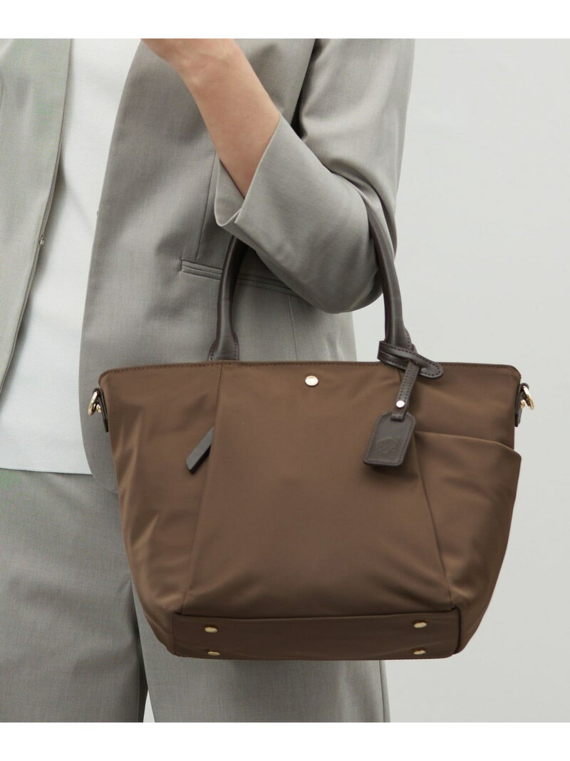 【WEB限定】2wayナイロン Midium トート バッグ J.PRESS ジェイプレス バッグ トートバッグ ブルー ベージュ ネイビー ブラウン ピンク ブラック【送料無料】[Rakuten Fashion]