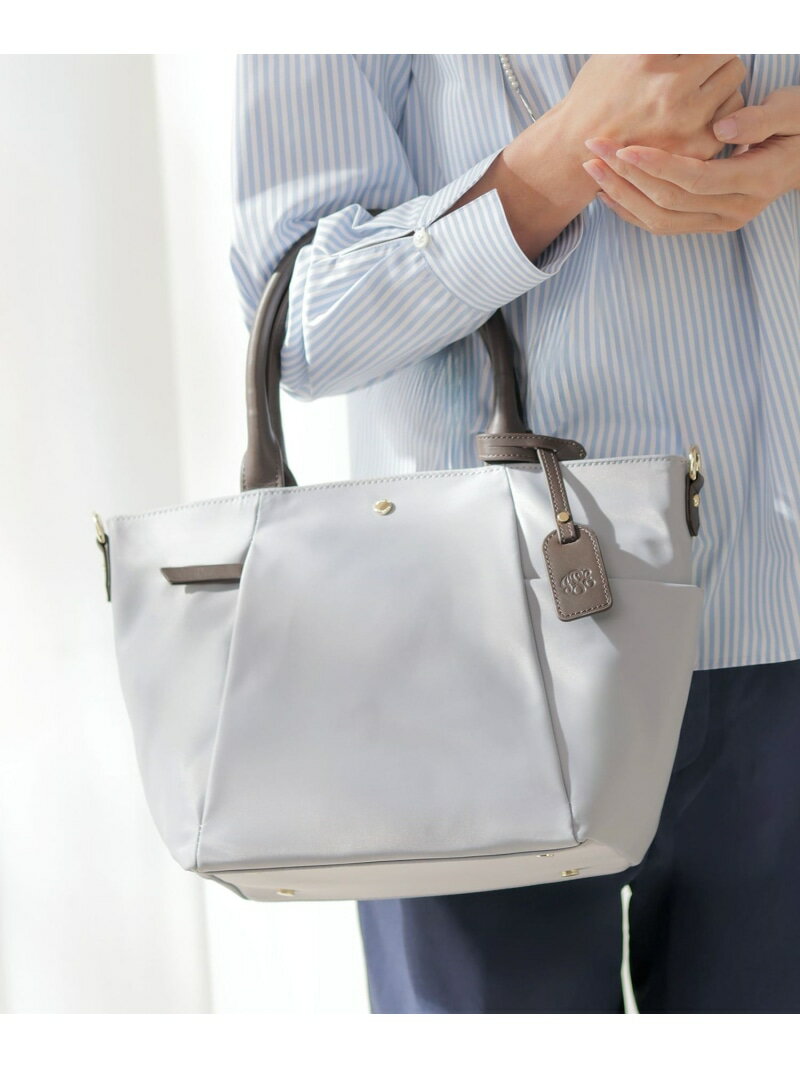 【WEB限定】2wayナイロン Midium トート バッグ J.PRESS ジェイプレス バッグ トートバッグ ブルー ベージュ ネイビー ブラウン ピンク ブラック【送料無料】 Rakuten Fashion
