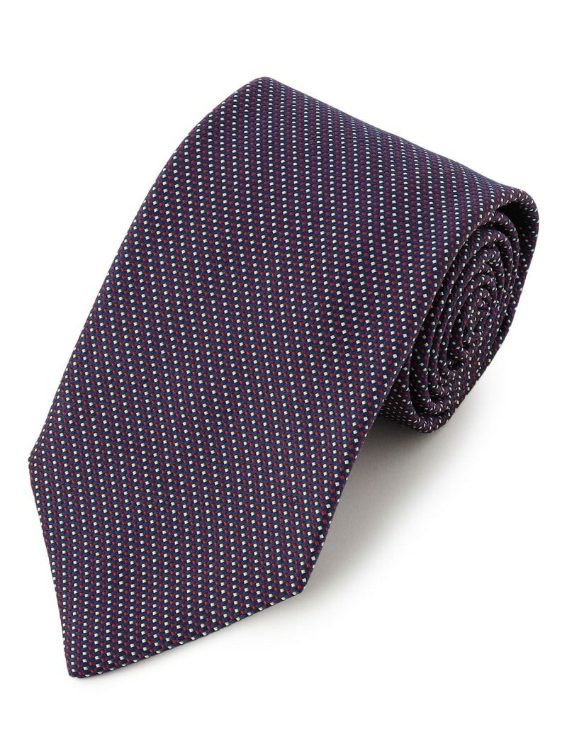 Rakuten - 【GEOMETRIC JACQUARD COLLECTION】ジオメトリックジャガード ネクタイ J.PRESS ジェイプレス スーツ・フォーマル ネクタイ・蝶ネクタイ レッド ネイビー【送料無料】[Rakuten Fashion]