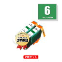 BCI-6G グリーン お得な2個セット キヤノン用 互換 インク メール便 送料無料 あす楽 対応 (BCI-6 BCI6 BCI6G PIXUS 9900i...