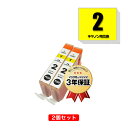 PGI-2Y イエロー お得な2個セット キヤノン用 互換 インク メール便 送料無料 あす楽 対応 (PGI-2 PGI-1BK PGI-2PBK PGI-2MBK PGI-2C PGI-2M PGI-2Y PGI-2PC PGI-2PM PGI-2R PGI-2G PGI-2GY PIXUS MX7600 PIXUS iX7000 PIXUS Pro9500 Mark II PGI 2 PIXUS Pro9500)