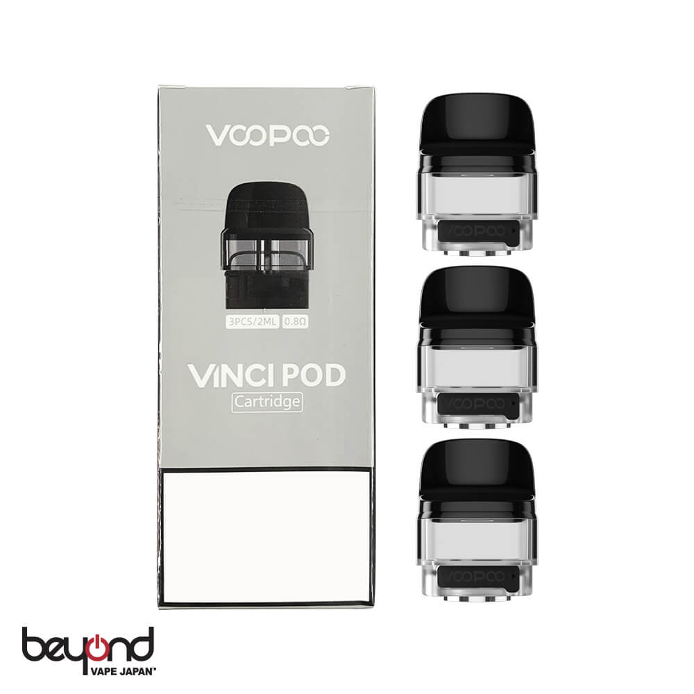 【VooPoo】Vinci Pod Cartridge 0.8ohm / 1.2ohm ブープー ヴィンチ 交換用ポッド 最新 電子タバコ VAPE【レビューで300円クーポン】 1