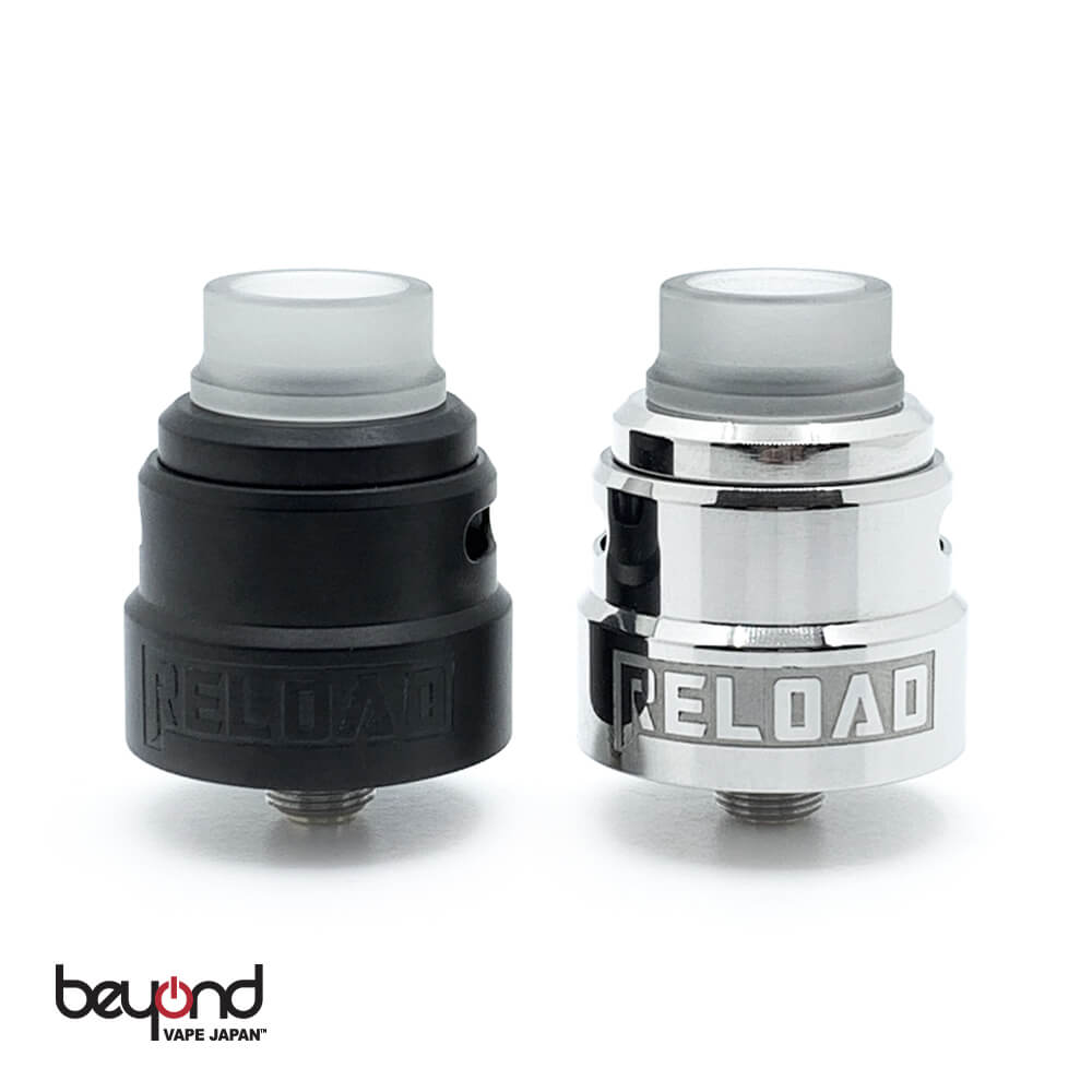 【Reload Vapor USA】Reload S RDA［24mm］リロード エス Black / Stainless Steal 電子タバコ アトマイザー VAPE 【レビューで300円クーポン】