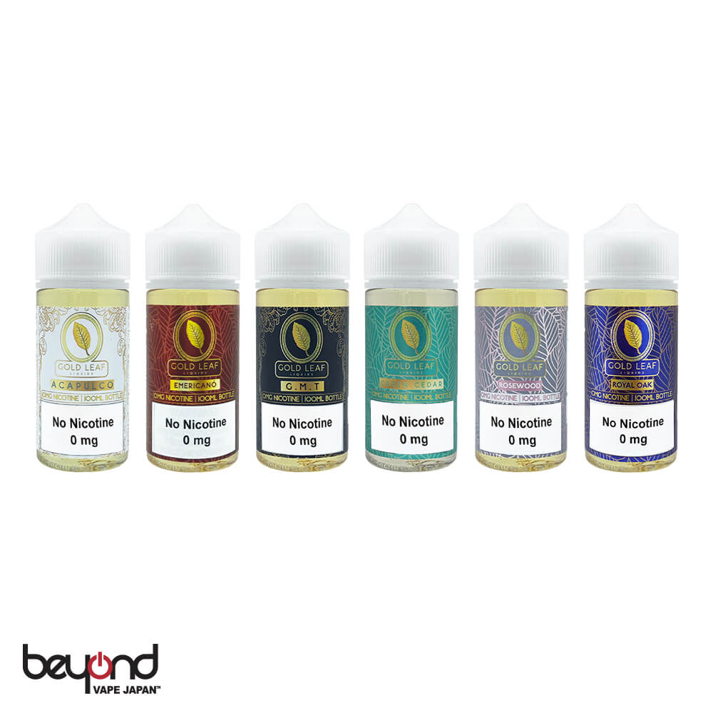 【Gold Leaf Liquids】全6種［100ml］ゴールド リーフ《タバコ》フレーバー VAPE 最新 電子タバコ リキッド【レビューで300円クーポン】