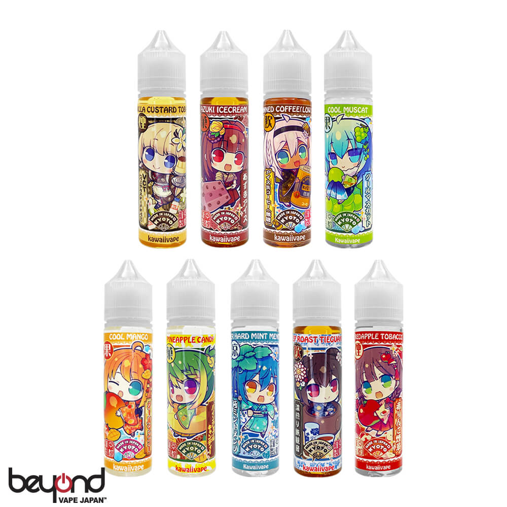 【Kawaii Vape】全10種《デザート》《タバコ》《ドリンク》《メンソール》《フルーツ》国産リキッド 電子タバコ E-Liquid Vape 最新 送料無料【レビューで300円クーポン】