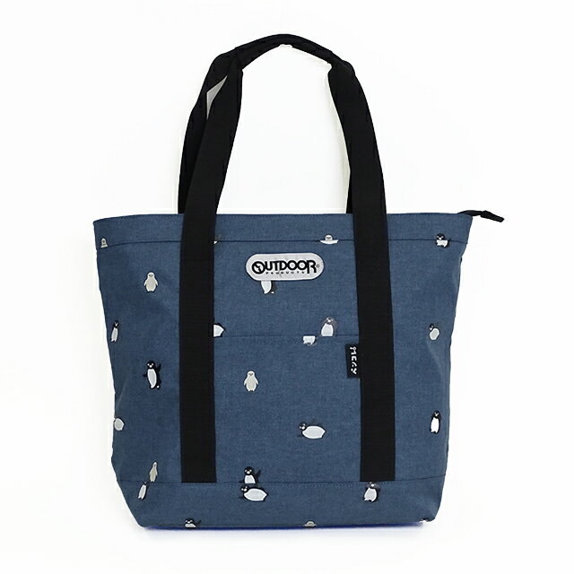 SuicaのペンギンOUTDOOR ビッグトート　ネイビー【Suicaのペンギン Suica スイカ ペンギン JR東日本 OUTDOOR ビッグトート トートバッグ バッグ ネイビー】のサムネイル