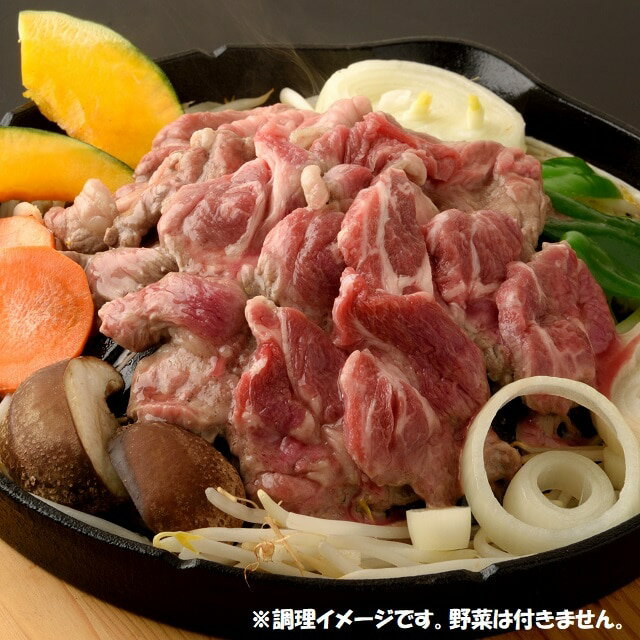 北海道の定番！ジンギスカンセット　送料無料【北海道　ラム　仔羊　焼肉　肩ロース　ショルダー】のサムネイル