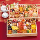 商品画像:いちまさ 楽天市場店の人気おせち楽天、ふく吉お集まりおせち「祭り膳」二段重59品 送料込 ※前払い不可