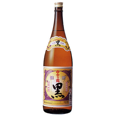 九州 ギフト 2024　白金酒造　本格芋焼酎　白金乃露　黒（25度/1800ml）J22Z02【常温】