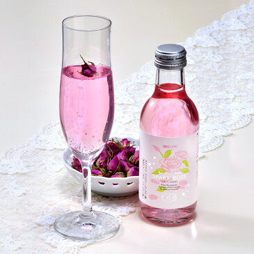 九州 ギフト 2020　ローズテラス スパークロゼ 3本セット 200ml×3 九州 佐賀 バラ 薔薇 スパークリング 炭酸 ノンアルコール ローズエキス ヒアルロン酸 贈り物 お土産 お取り寄せ ギフト プチギフト 常温