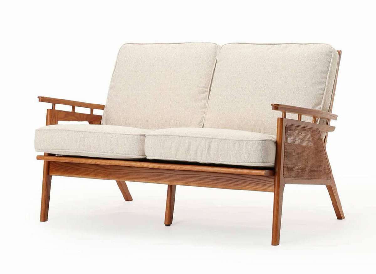 WICKER SOFA 2P (IV) ウィッカー ソファ 2人掛け ソファー リビング 2人用