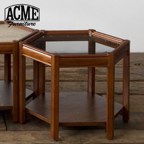 アクメファニチャー ACME Furniture BROOKS HEXAGONTABLE クリア ブルックス ヘキサゴンテーブル 家具 テーブル サイドテーブル インテリア テーブル デスク 机 リビングテーブル つくえ