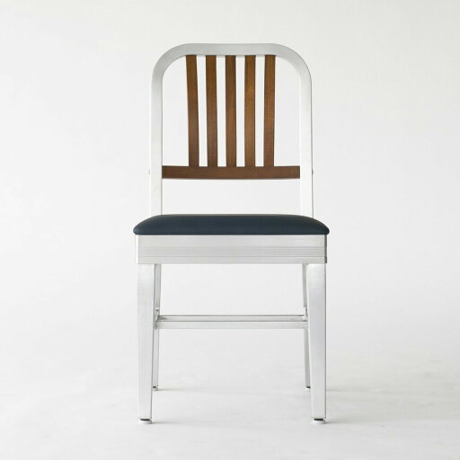 SHORELINE SIDE CHAIR alumi leg 【座面：ネイビー】 ショアライン チェア チェア 椅子 ダイニングチェア インテリア チェア チェアー いす イス 椅子 リビング