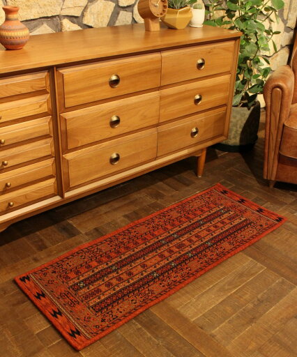 MONTECITO RUG モンテシート ラグ 45x120cm オレンジ 家具 ラグ ラグマット マット ラグカーペット カーペット インテリア ラグ カーペット ラグマット