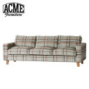 アクメファニチャー ACME Furniture JETTY FEATHER SOFA 3P AC08LBL ジェティ フェザー ソファ3人掛け AC08LBL チェック柄 ファブリック ソファ ソファー 3人掛け インテリア