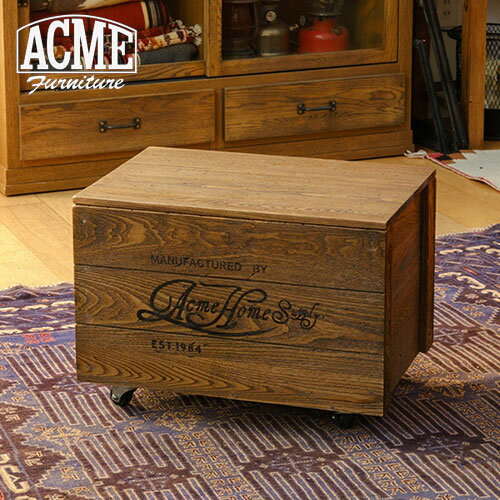 ACME Furniture アクメファニチャー IRVIN CRATE BOX アーヴィン クレート ボックス キャスター付き コーヒーテーブル おもちゃ収納 インテリア テーブル デスク 机 リビングテーブル つくえ