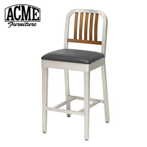 journal standard FurnitureのSHORELINE HIGH CHAIR ショアライン ハイチェア ブラック カウンターチェア 背もたれ付き アルミニウム製 バーチェアー カウンタースツール ハイチェア (代引不可)(チェア・椅子)