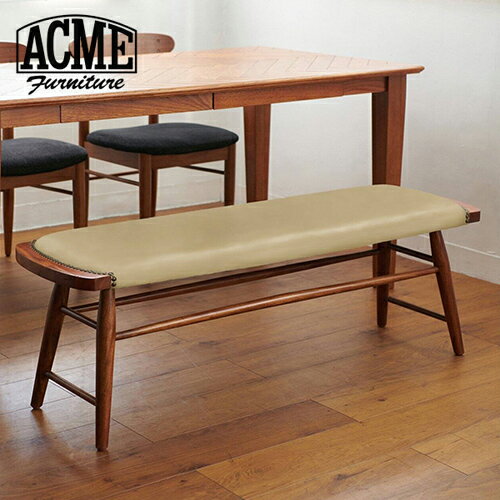 journal standard FurnitureのOAKS BENCH BE PVC  オークス ベンチ ベージュ(PVC) チェア チェアー いす イス 椅子 リビング ベンチ スツール(代引不可)(チェア・椅子)