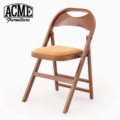 journal standard FurnitureのCULVER CHAIR 2nd Fabric yellow イエロー カルバーチェア ファブリック チェア 椅子 インテリア イス 椅子 リビング 折りたたみイス 折りたたみ椅子(代引不可)(チェア・椅子)