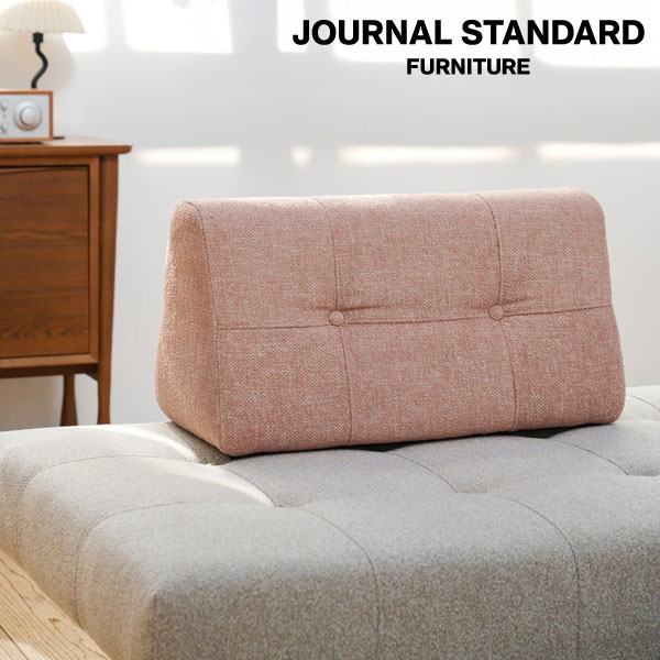 journal standard FurnitureのJOURNAL STANDARD FURNITURE  PLAYA SOFA Back Cushion L(SP) プラヤソファ 背クッション L サーモンピンク ソファクッション 背もたれ(ソファ)