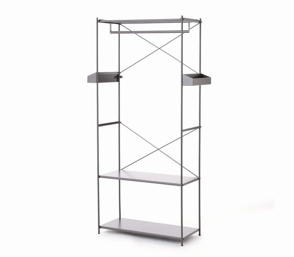 JOURNAL STANDARD FURNITURE  HOLTE HG SHELF charcoal ホルテ ハンガーシェルフ チャコール 収納 オープンラック