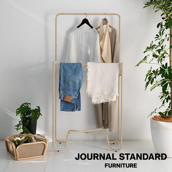 journal standard FurnitureのJOURNAL STANDARD FURNITURE  HOLTE HANGER RACK sand ホルテ ハンガーラック サンドベージュ 衣類 収納 ラック収納(リビング収納)