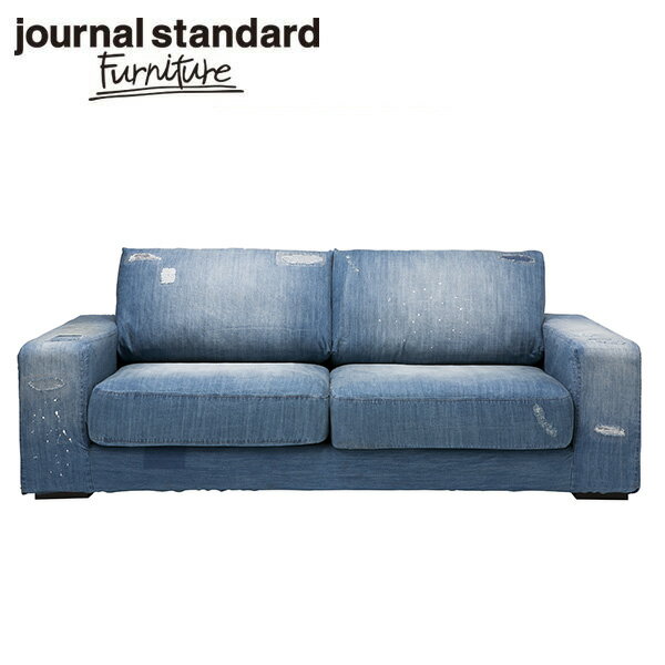 journal standard Furniture ジャーナルスタンダードファニチャー FRANKLIN SOFA DAMAGE DENIM フランクリン ソファ ダメージ デニム ソファ ソファー 2.5人掛け 家具 【送料無料】【ポイント10倍】