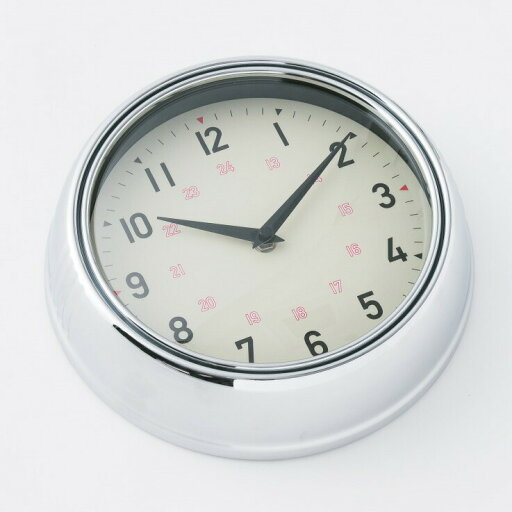 【SALE 50%OFF】JOURNAL STANDARD FURNITURE  GENT WALL CLOCKCROME ゲント ウォールクロック クローム 時計 掛け時計 掛時計 NATURAL 家具 【ポイント20倍】