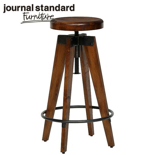 【SALE 50%OFF】  CHINON HIGH STOOL シノン ハイスツール ウッドシート 座面昇降 B00IFS8P8S 家具 インテリア チェア チェアー いす イス 椅子