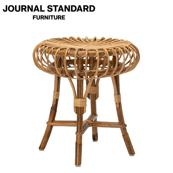 journal standard FurnitureのJOURNAL STANDARD FURNITURE  ROTIN STOOL ロティン スツール ラタンチェア 籐家具 インテリア チェア チェアー いす イス 椅子 リビング デザインスツール(チェア・椅子)