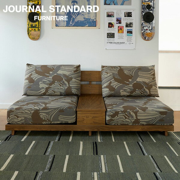 journal standard FurnitureのJOURNAL STANDARD FURNITURE  HARY SOFA LASKA ハリー ソファ ラスカ 幅176cm 2人掛けソファ サイドテーブル付き ローソファ 2人掛け 二人掛け インテリア ソファ(ソファ)