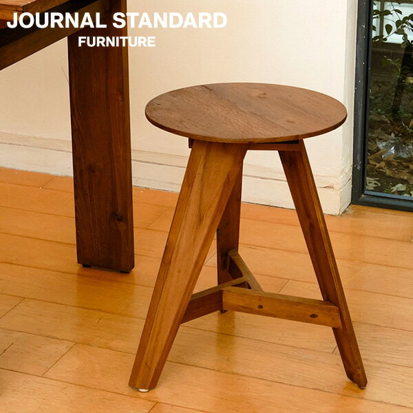journal standard FurnitureのJOURNAL STANDARD FURNITURE  PANGA STOOL パンガ スツール 丸型 天然木 椅子 チェア いす インテリア チェア チェアー いす イス 椅子 リビング デザインスツール(チェア・椅子)