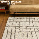 JOURNAL STANDARD FURNITURE ジャーナルスタンダードファニチャー GRID RUG NA 200×250cm グリッド ラグ 200×250cm ナチュラル ラグ ラグマット マット ラグカーペット カーペット