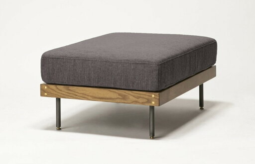 JOURNAL STANDARD FURNITURE  LILLE OTTOMAN GY リル オットマン グレー スツール チェア クッション 足置き 1人掛け おしゃれ sofa モダン リビング ソファ