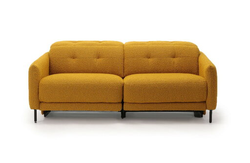 JOURNAL STANDARD FURNITURE  SHEFFIELD RECLINING SOFA シェフィールド リクライニングソファ マスタード 電動ソファ 2人掛け USBポート付き 2人掛け 電動リクライニングソファ おしゃれ 二人掛け リクライニング ゆったり ソファ