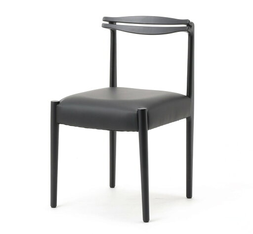 JOURNAL STANDARD FURNITURE  PORTO CHAIR black ポルト チェア ブラック チェア おしゃれ 天然木 ダイニングチェア チェアー いす ダイニングチェアー イス 椅子 オーク リビング