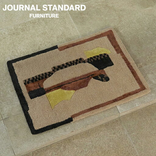 journal standard FurnitureのJOURNAL STANDARD FURNITURE  VISALIA MAT 50x70 ヴァイセリア マット 50x70 ヴィンテージ モダン(代引不可)(ラグ・マット)